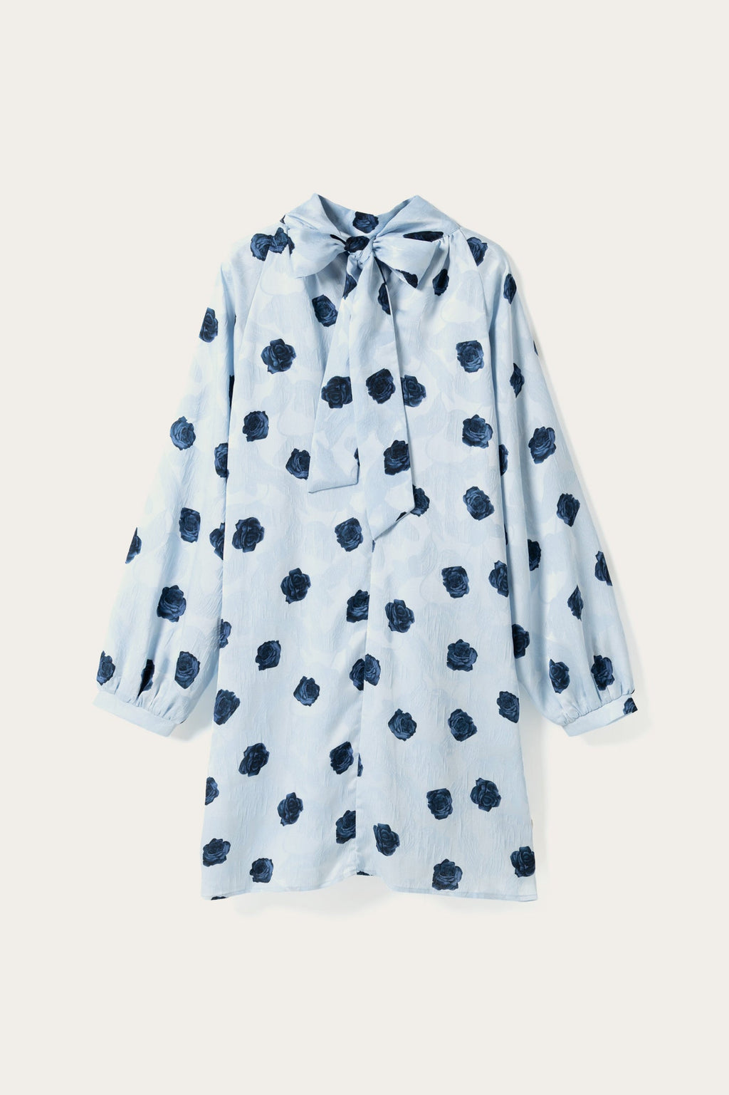 N-Lorenia Kleid Delice Blue Print