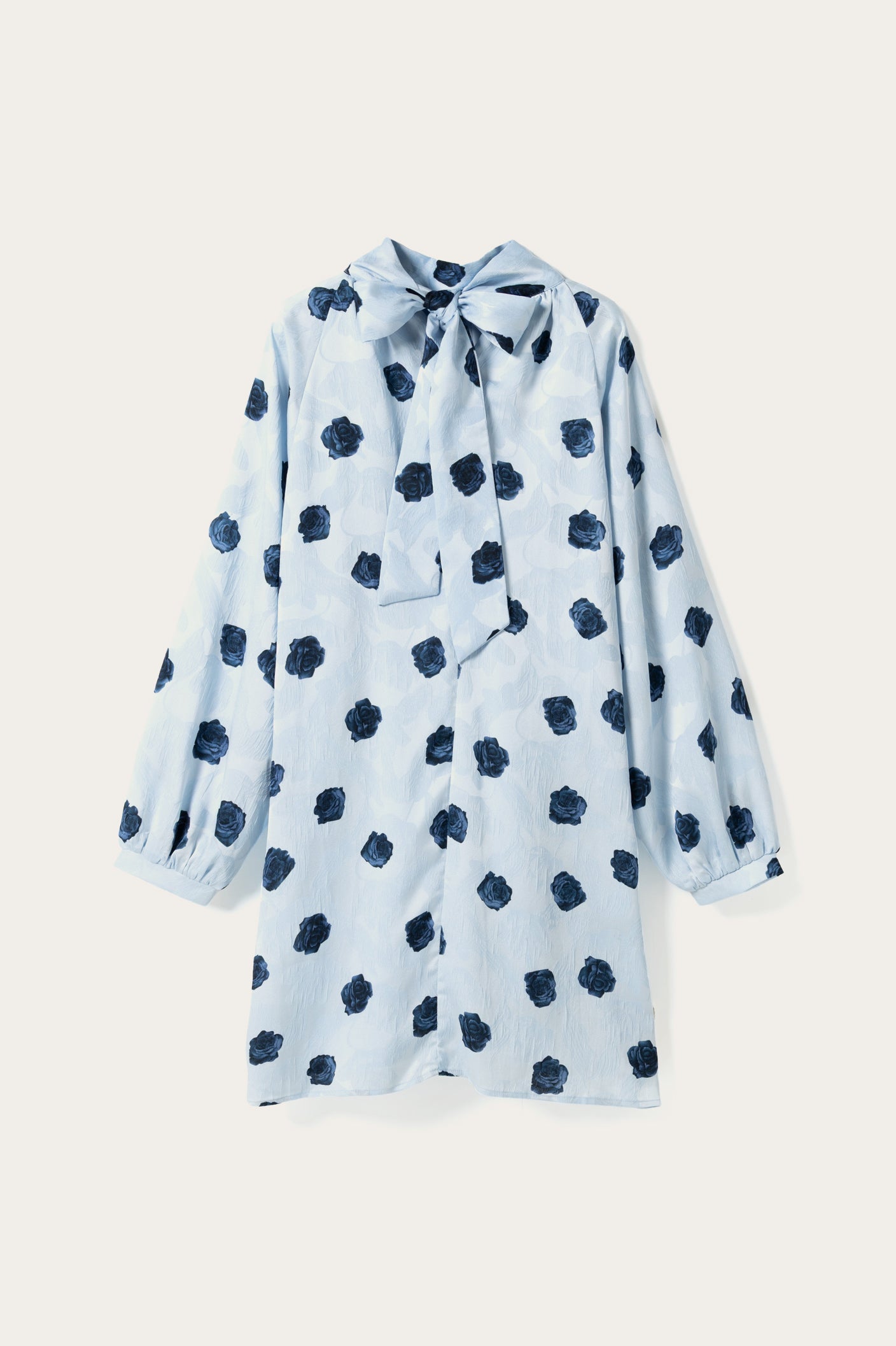 N-Lorenia Kleid Delice Blue Print