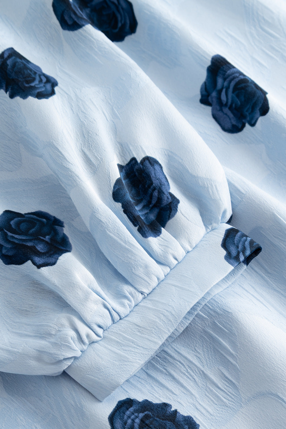 N-Lorenia Kleid Delice Blue Print