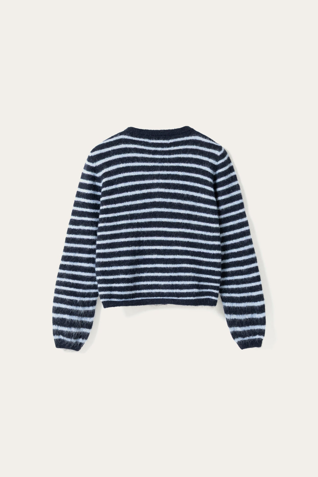 N-Mertice Strickjacke Blaue Streifen