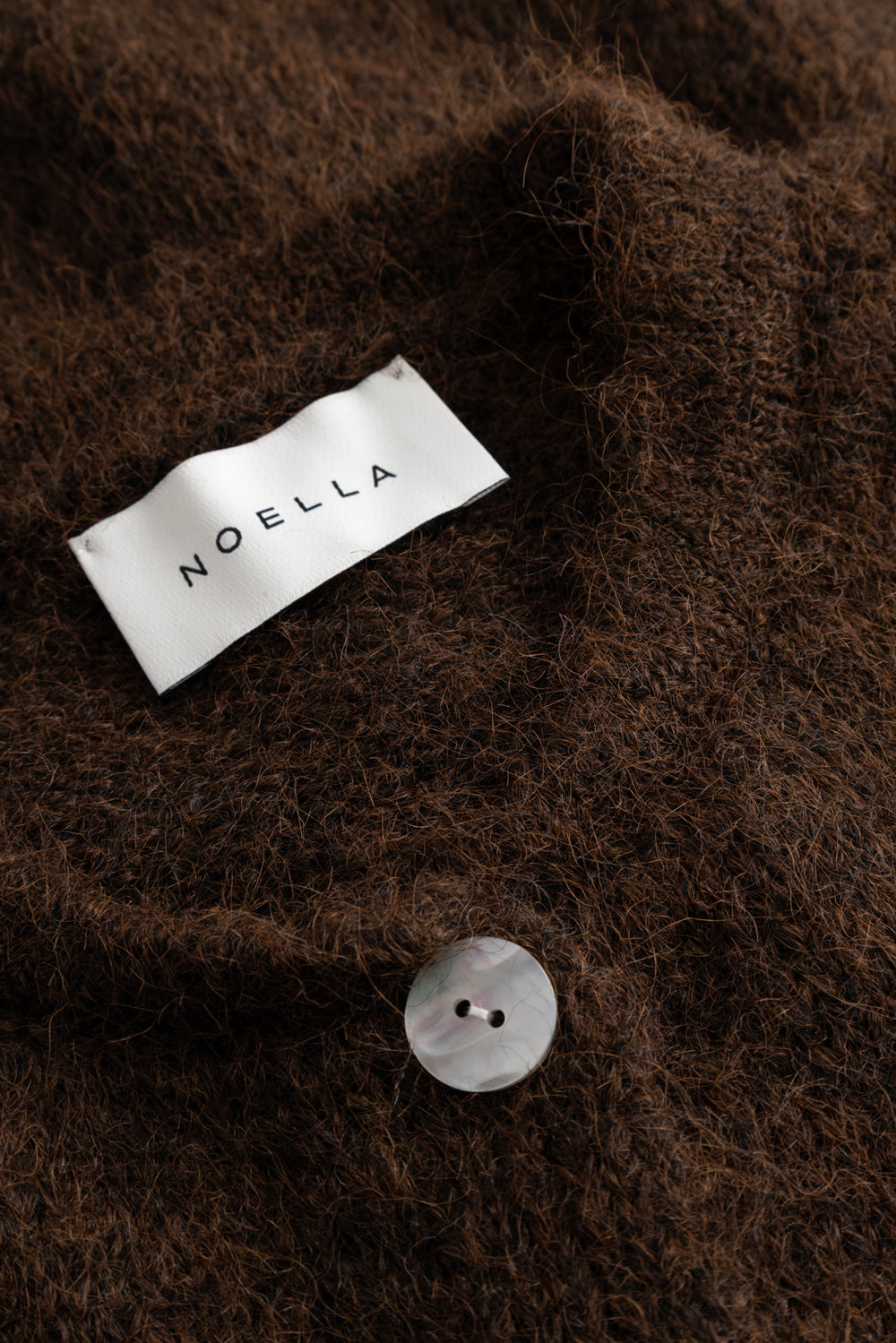 N-Mata Strickjacke Schokolade