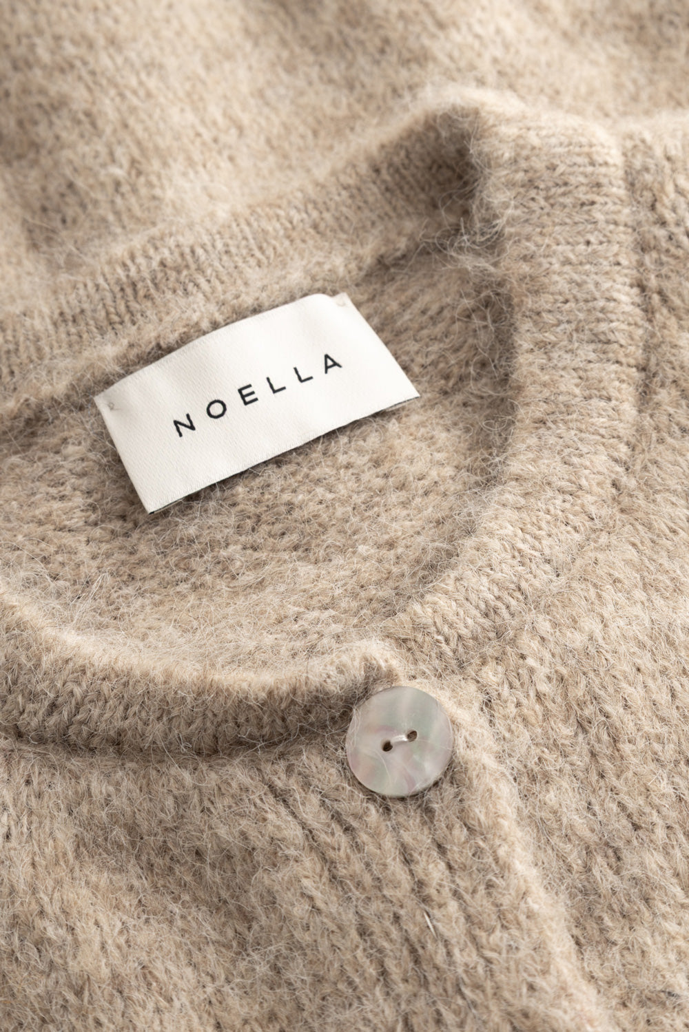 N-Mata Strickjacke Sand