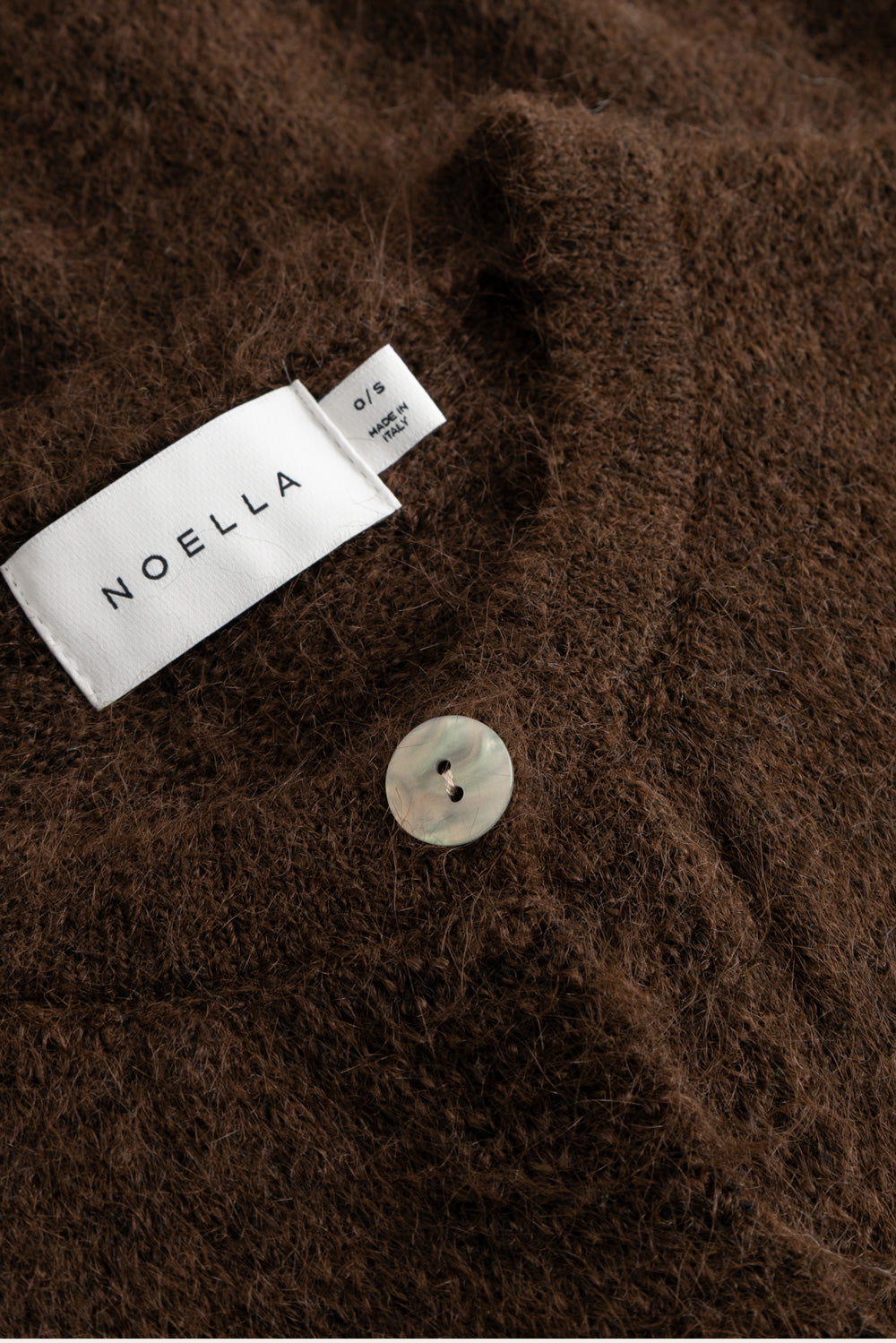 N-Mertice Strickjacke Schokolade
