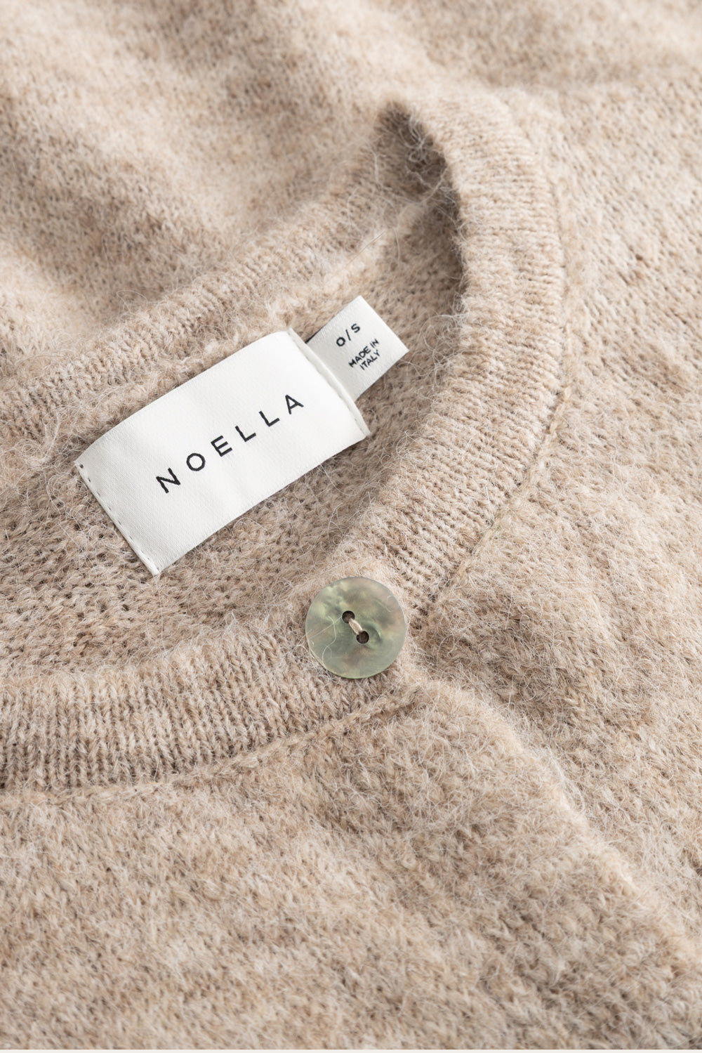 N-Mertice Strickjacke Sand