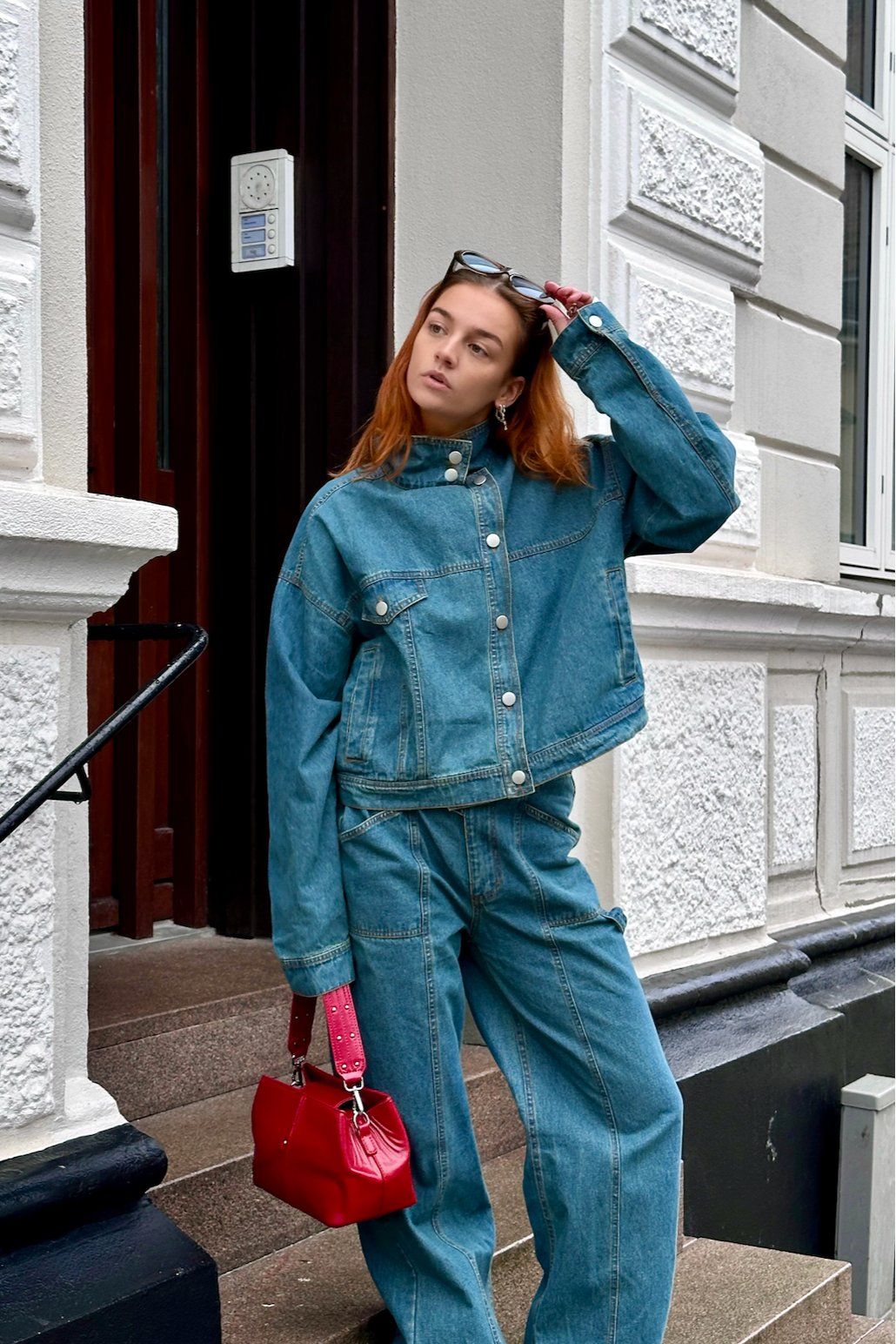 Kalifa Jacke Vintage Blue Wash