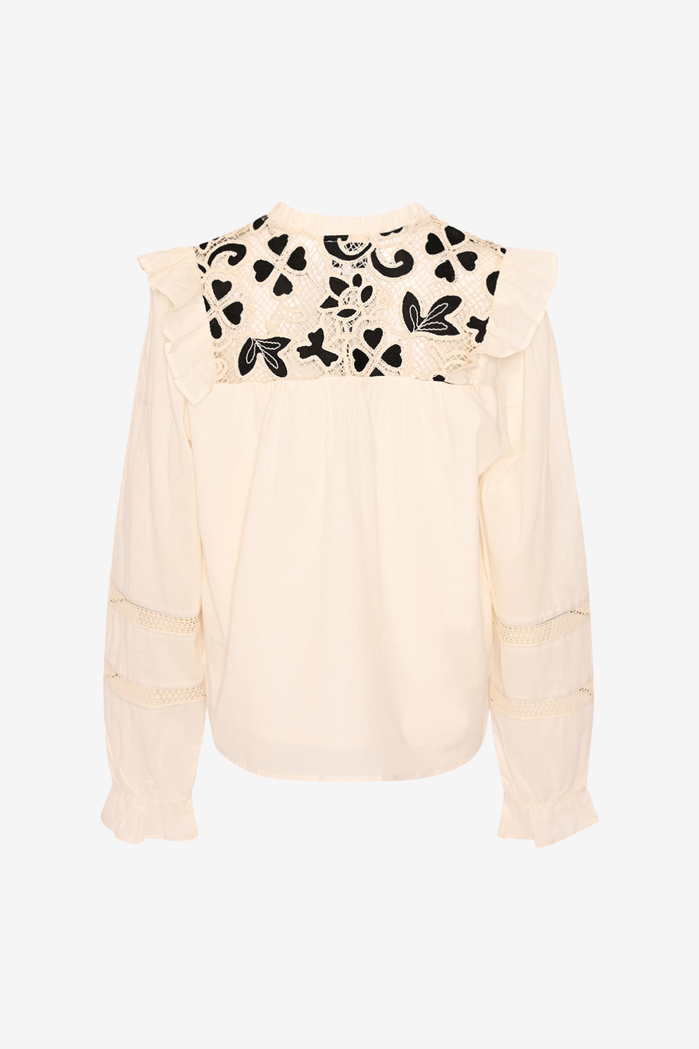 Salba Bluse Elfenbein