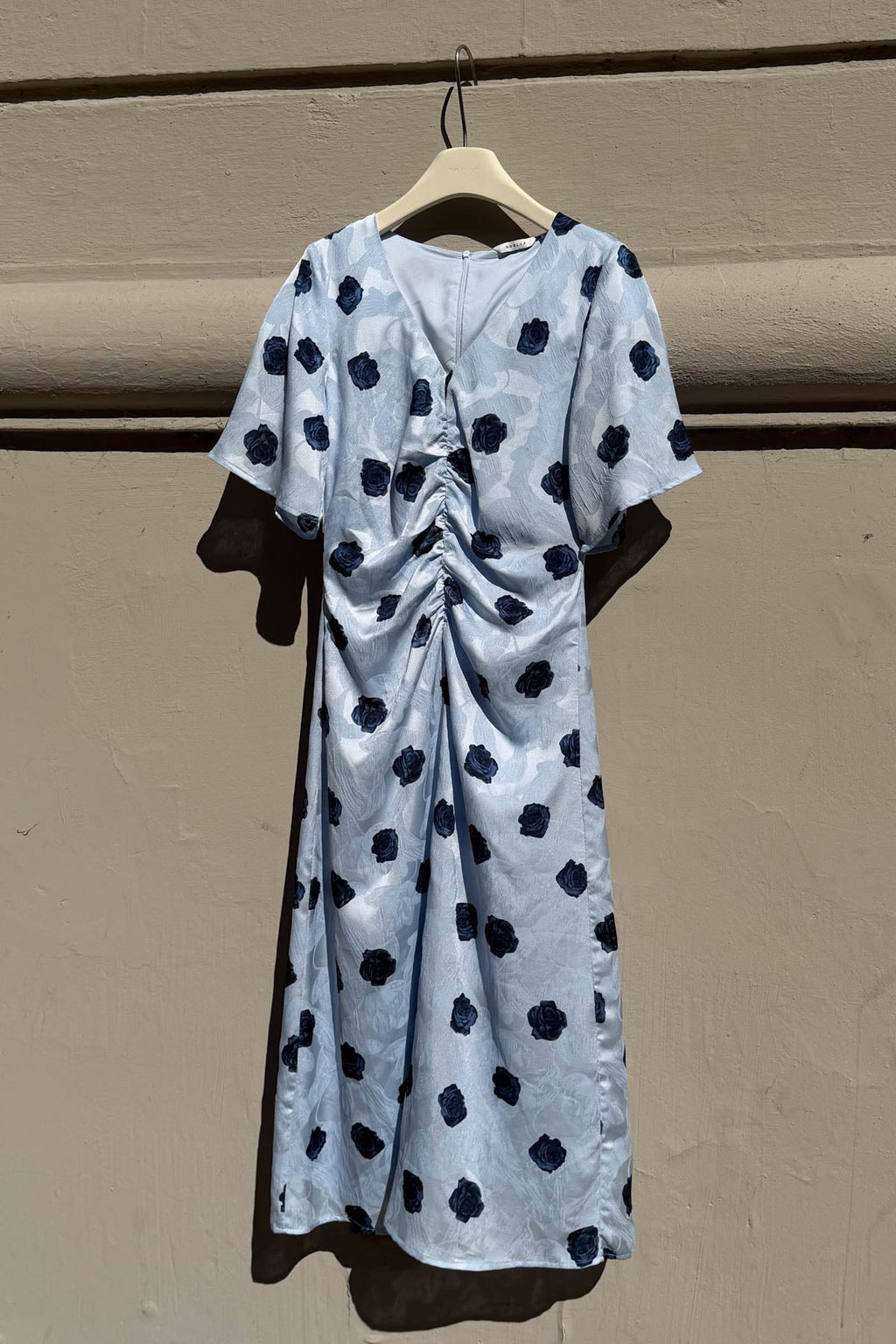 N-Lavina Kleid Delice Blue Print