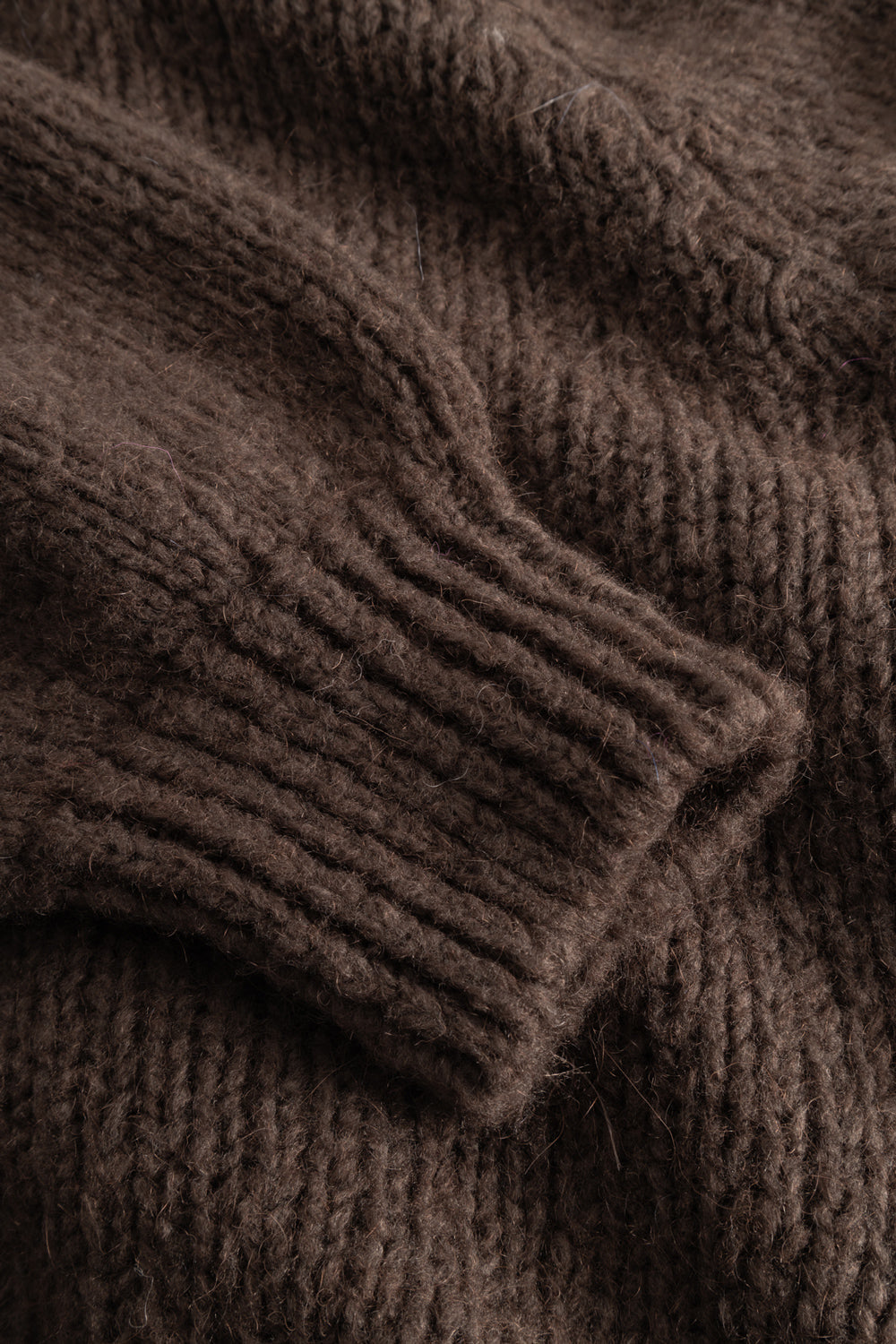 Fora Strickjacke Dunkelbraun