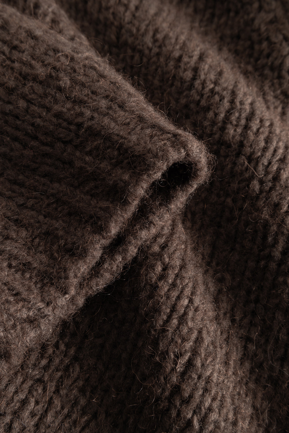 Fora Strickjacke Dunkelbraun