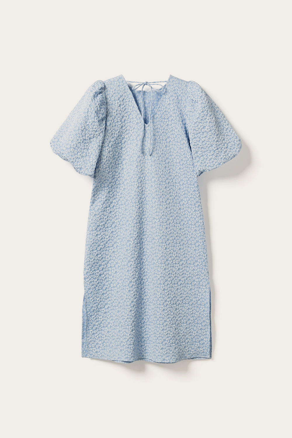 Reno Pastis langes Kleid Hellblau