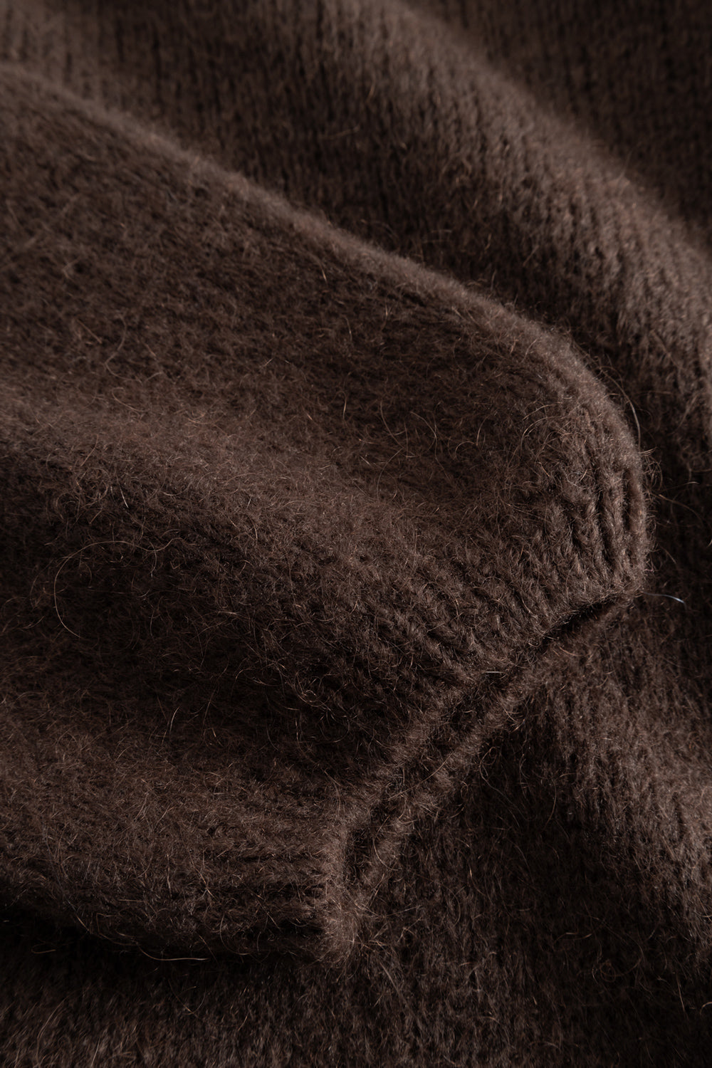 Mimi Strickpullover Dunkelbraun