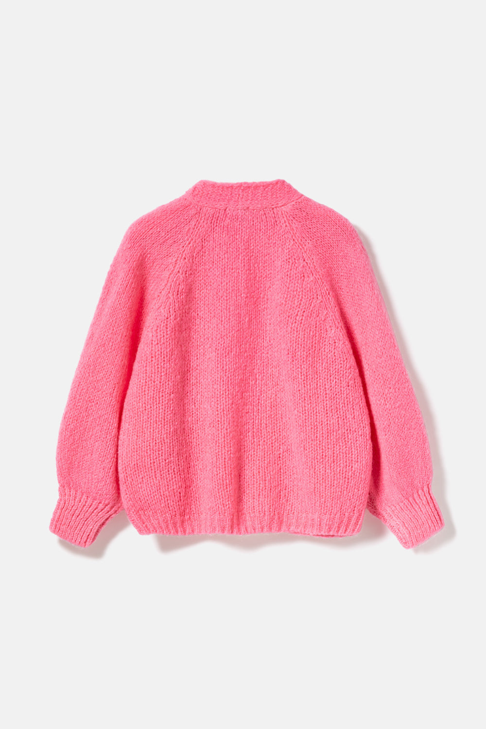 Fora Strickjacke Dunkelrosa