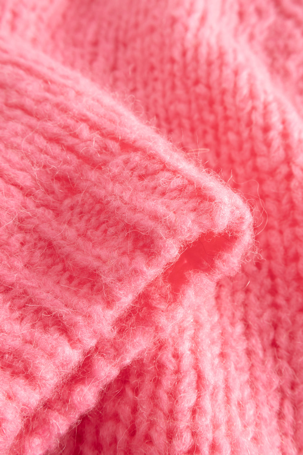 Fora Strickjacke Dunkelrosa