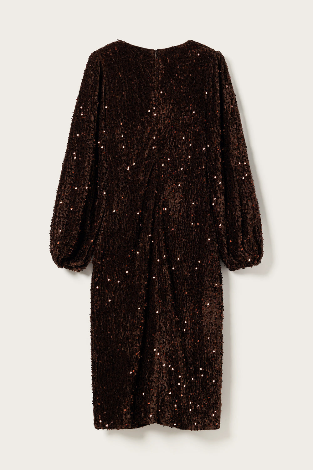 Teagan LG Kleid Schokobraun