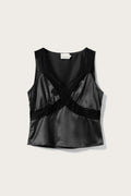 Laurentina Bluse Schwarz