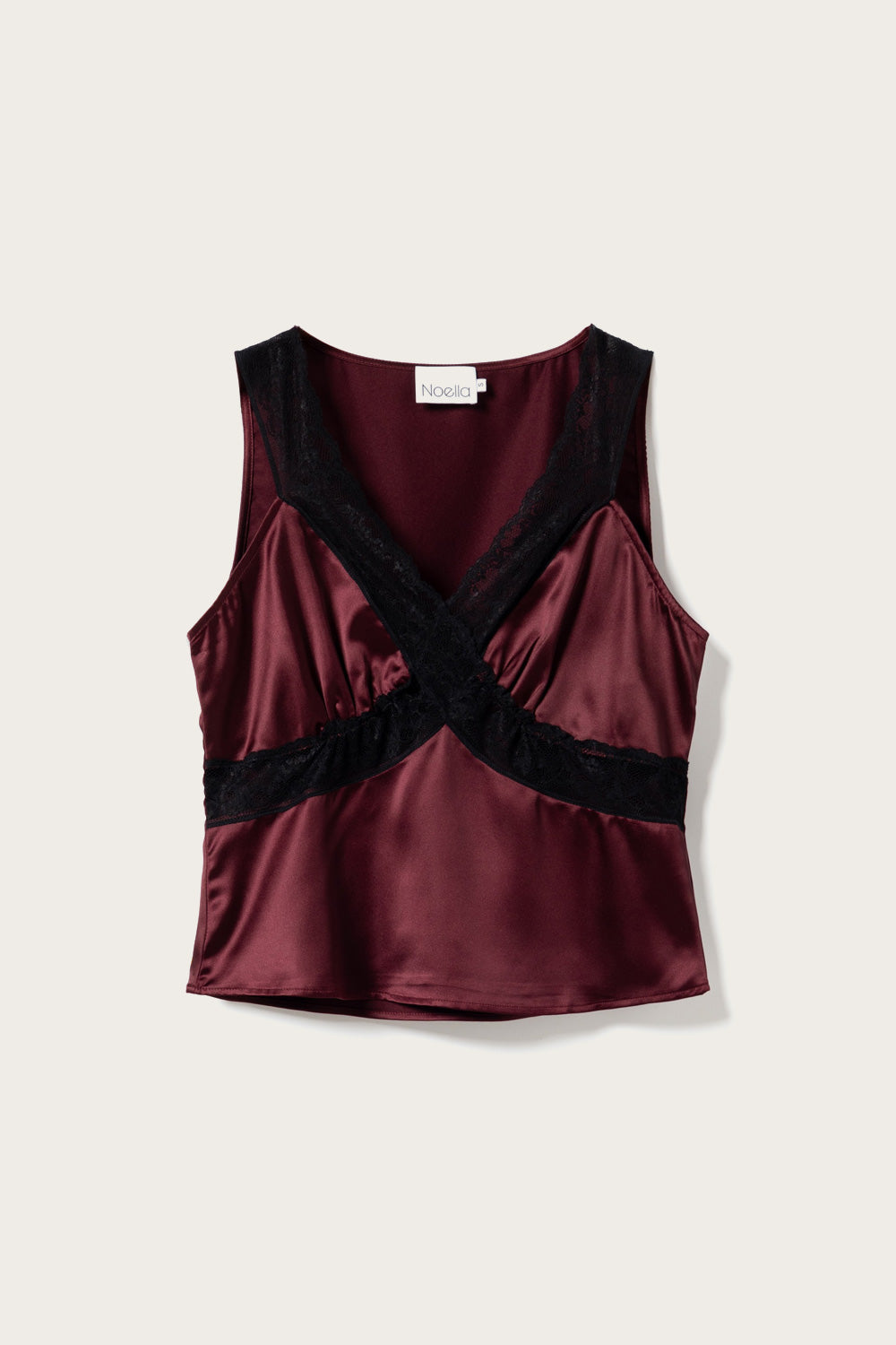 Laurentina Bluse Staubiges Mahagoni