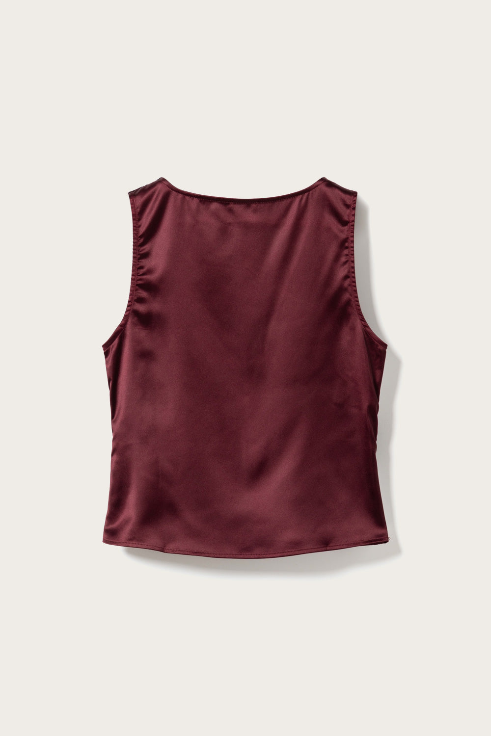 Laurentina Bluse Staubiges Mahagoni