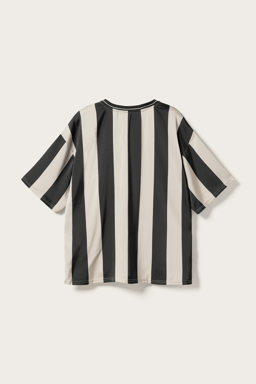 Lucena Bluse Schwarz-Elfenbein gestreift