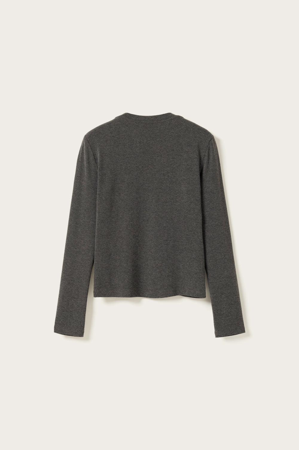 Lidie LS Top Dunkelgrau meliert