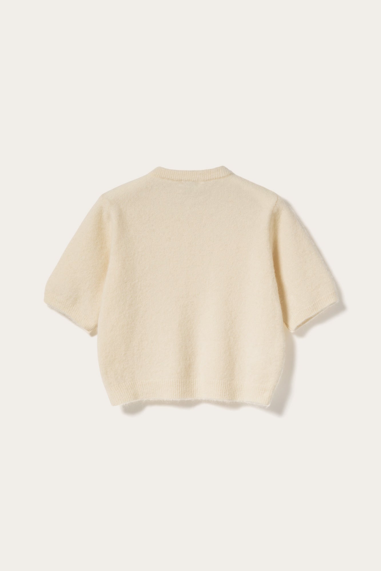 Kae SS Strickjacke Oyster