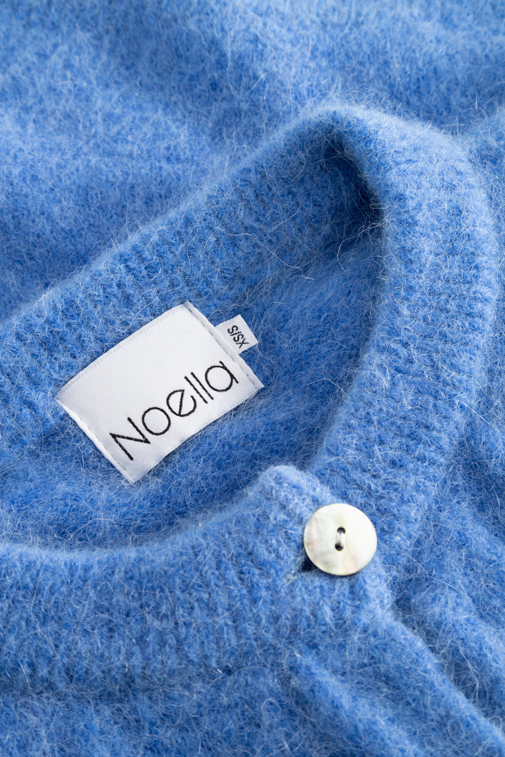 Kae SS Strickcardigan Taubenblau