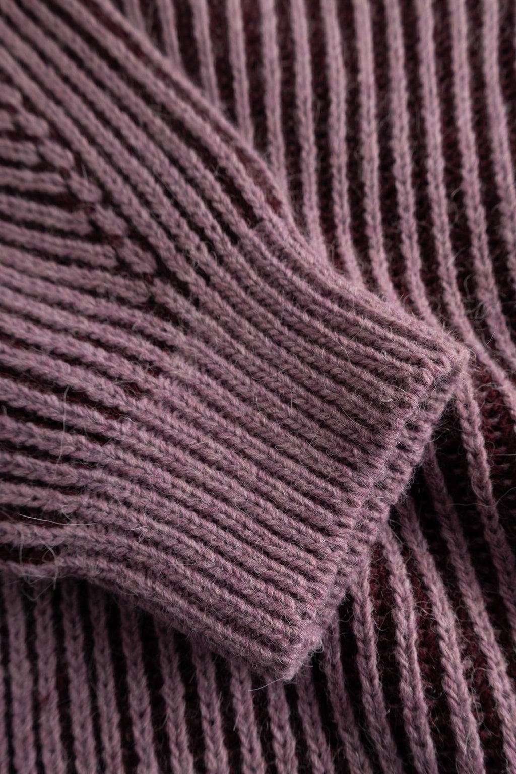 Lassie Strickpullover Burgunderrose