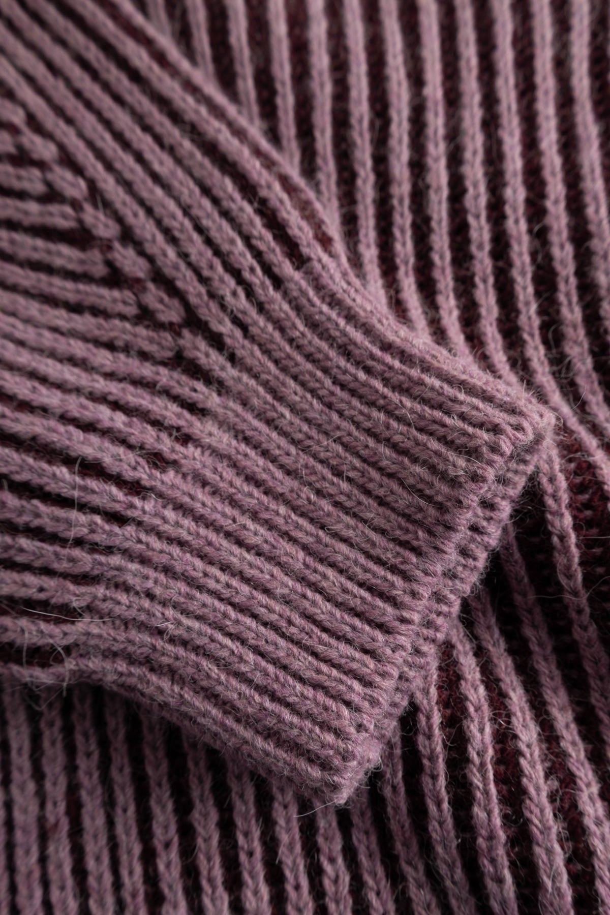 Lassie Strickpullover Burgunderrose