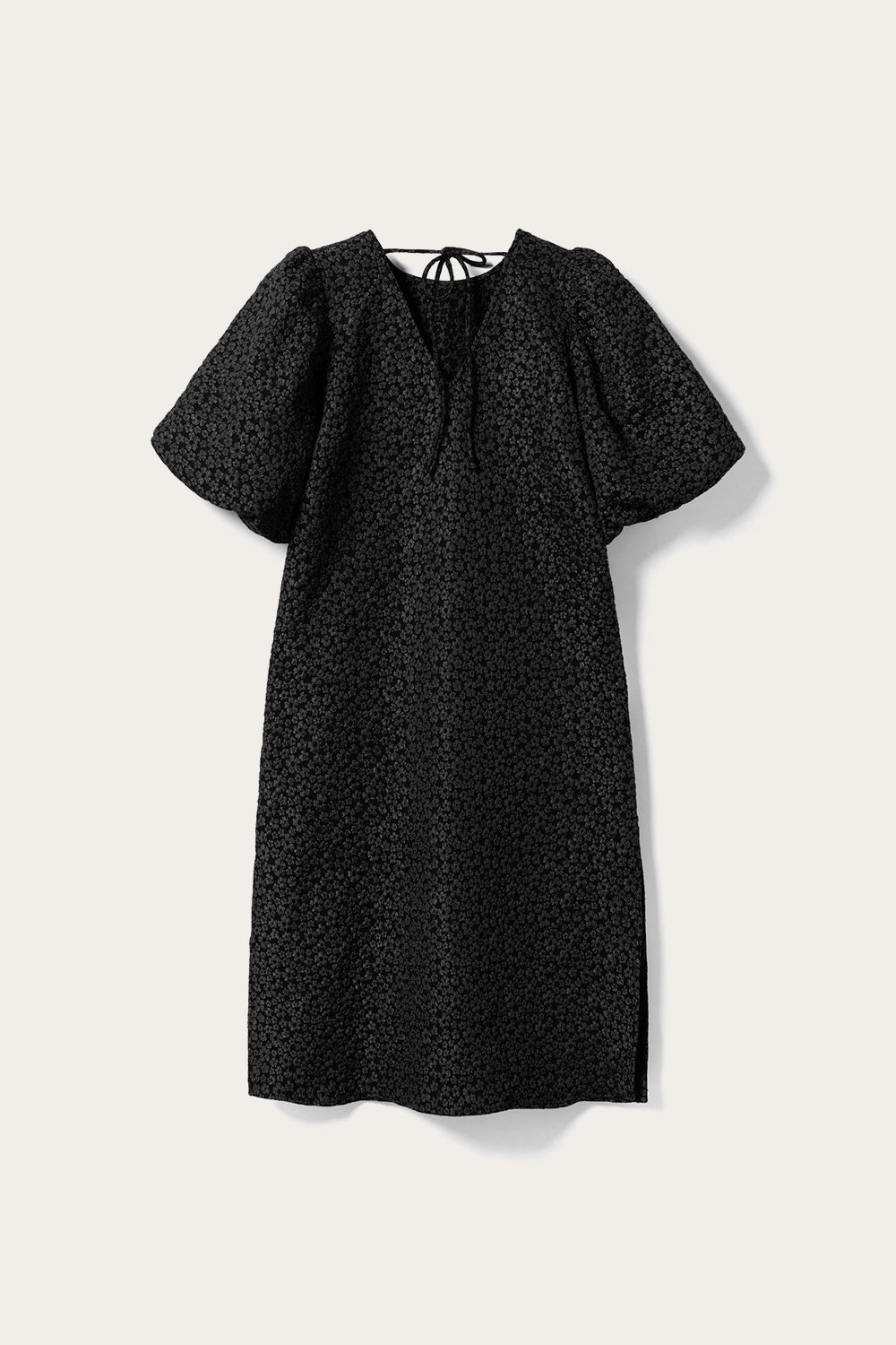 Reno Pastis Langes Kleid Schwarz