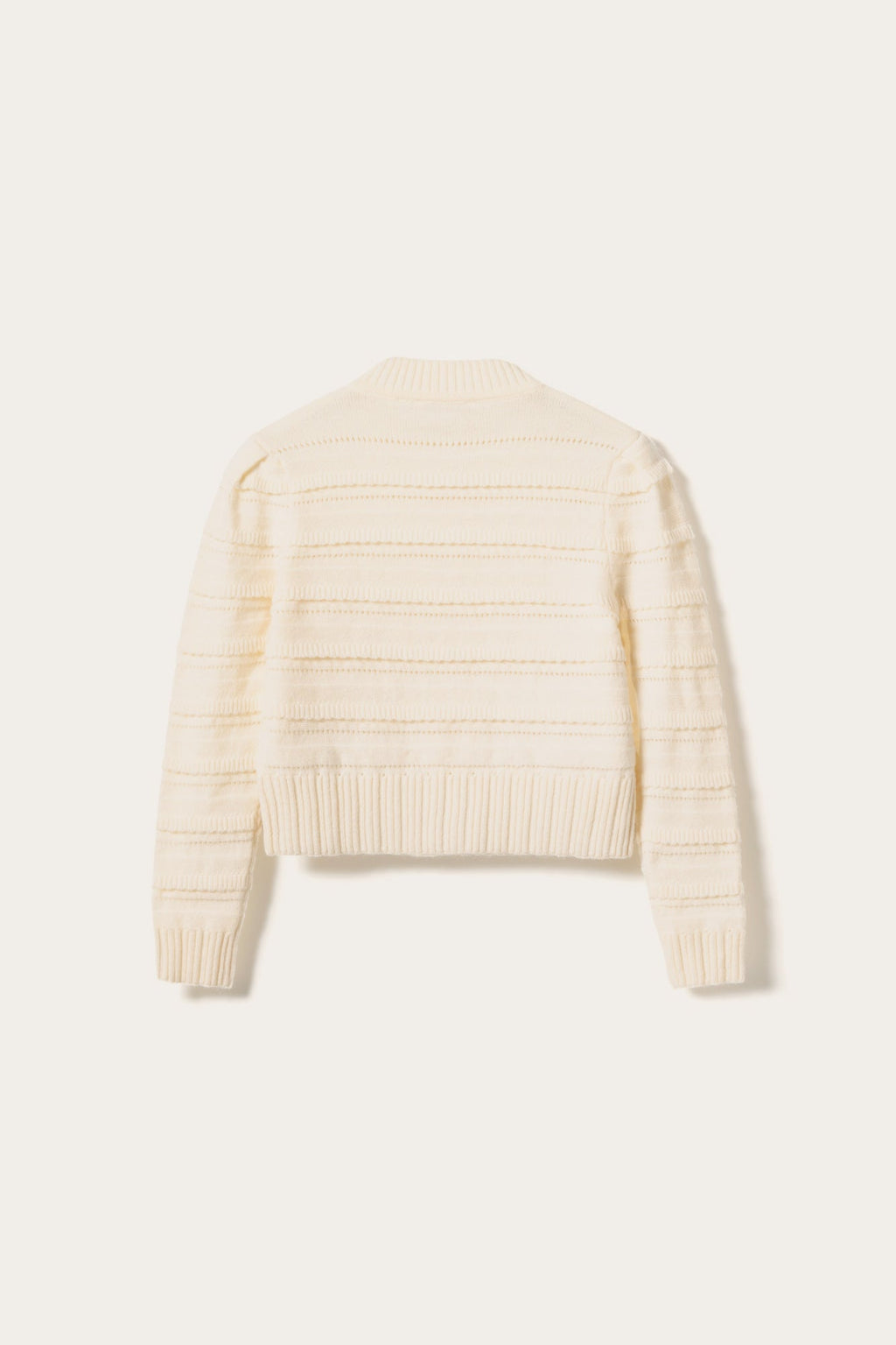 N-Maddison Strickjacke Elfenbein