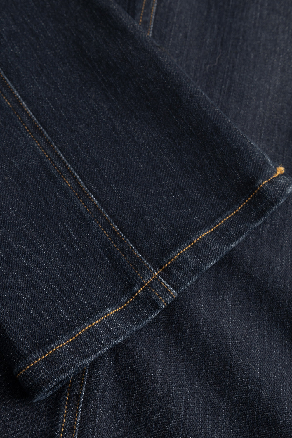 N-Mazie Jacke Blau Ungewaschen