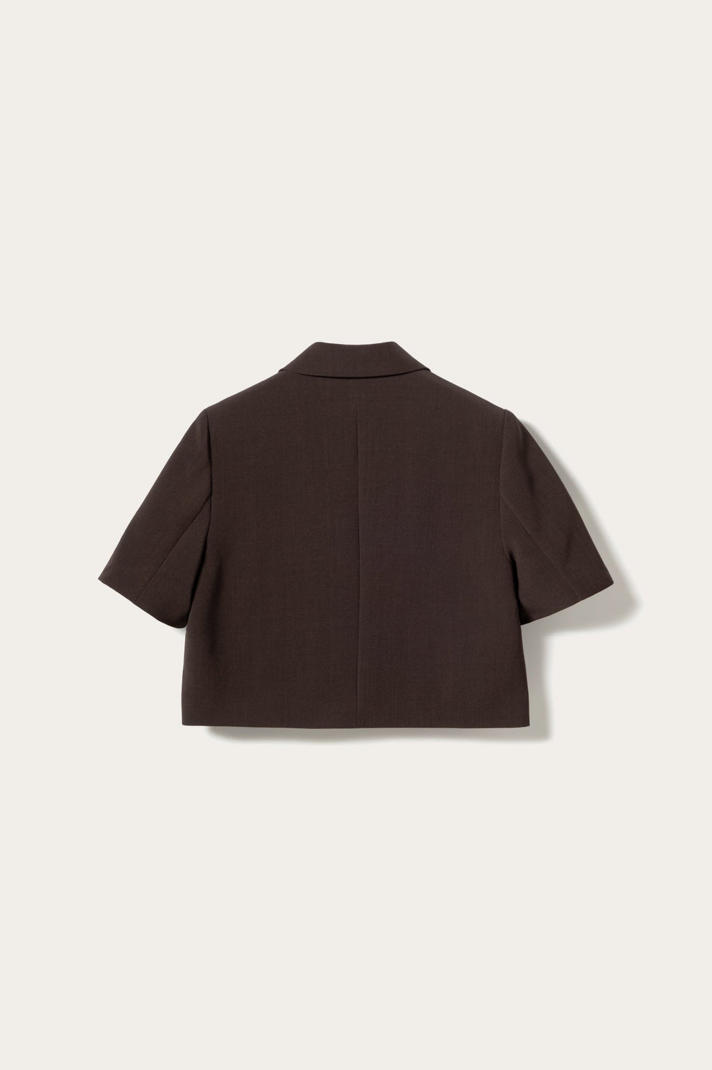 N-Leanne Crop Blazer Schoko