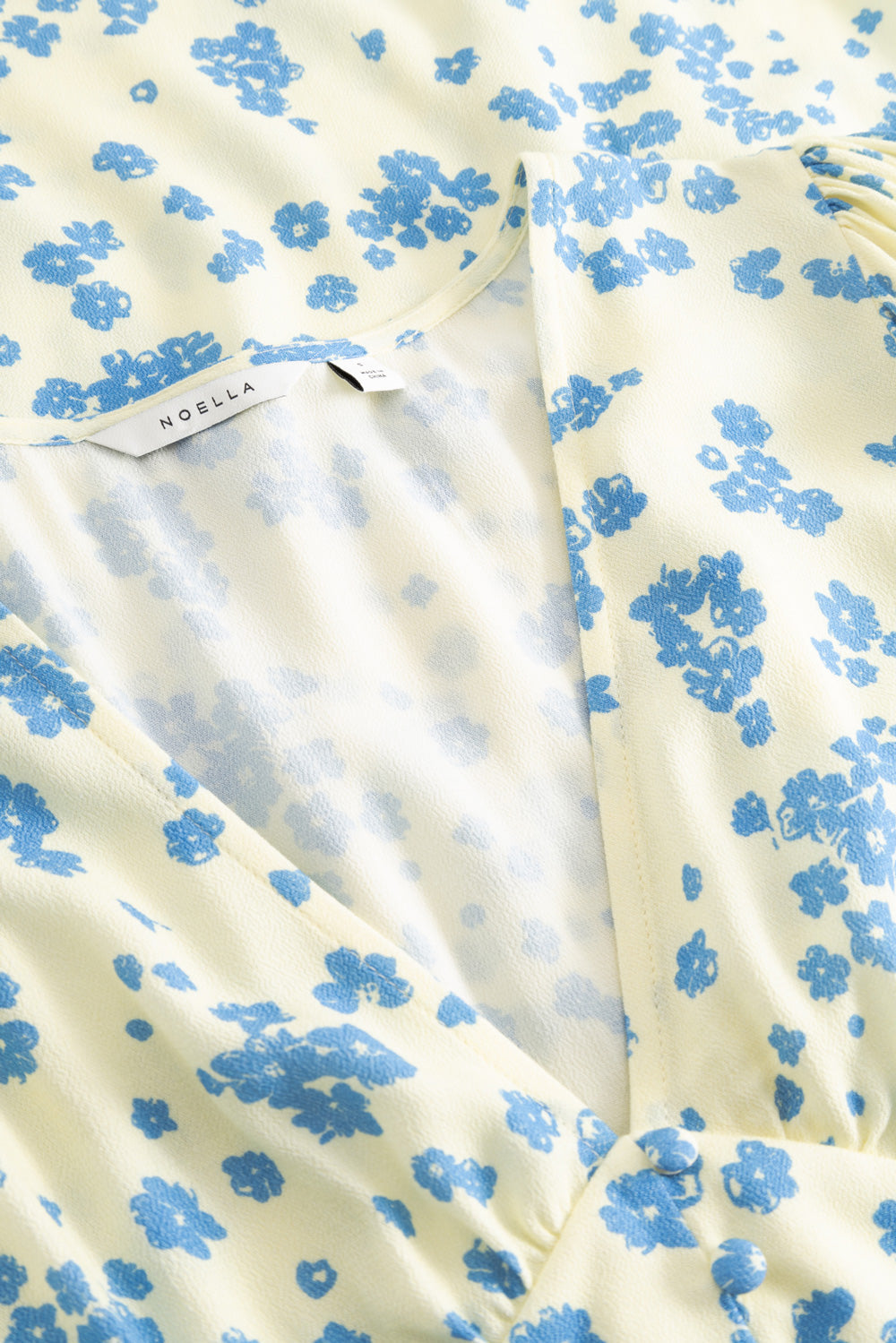 N-Lilliana Kleid Deja Yellow Print