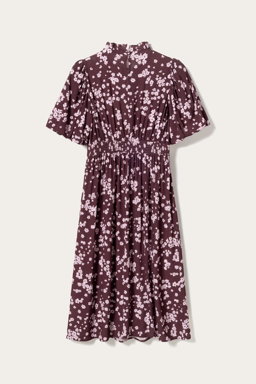 N-Ruth Kleid Deja Burgund Print