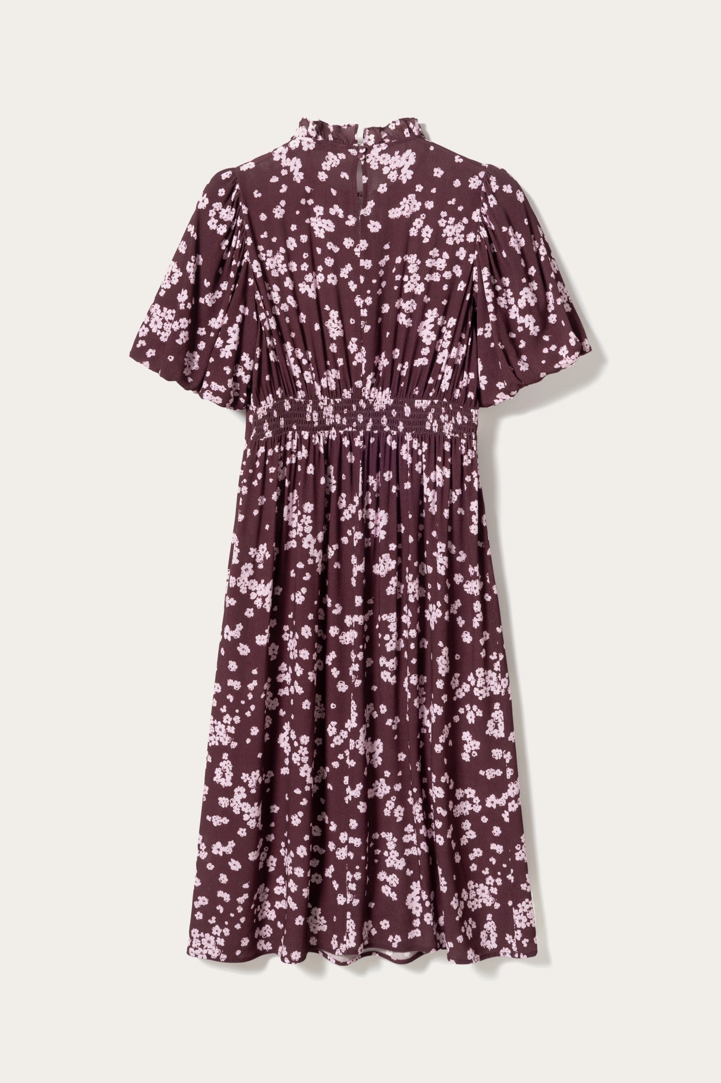 N-Ruth Kleid Deja Burgund Print