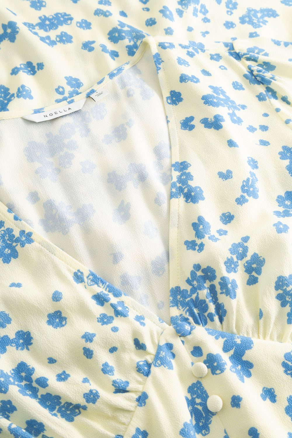 N-Lilith Maxikleid Deja Gelb Print