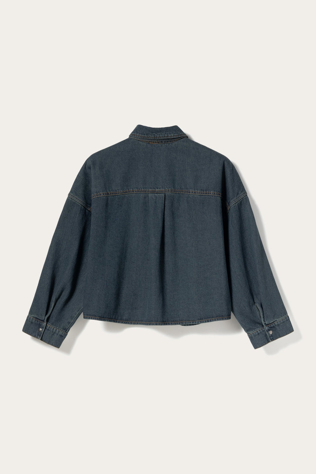 N-Lirinnah Shirt im Used-Look, Vintage Blau
