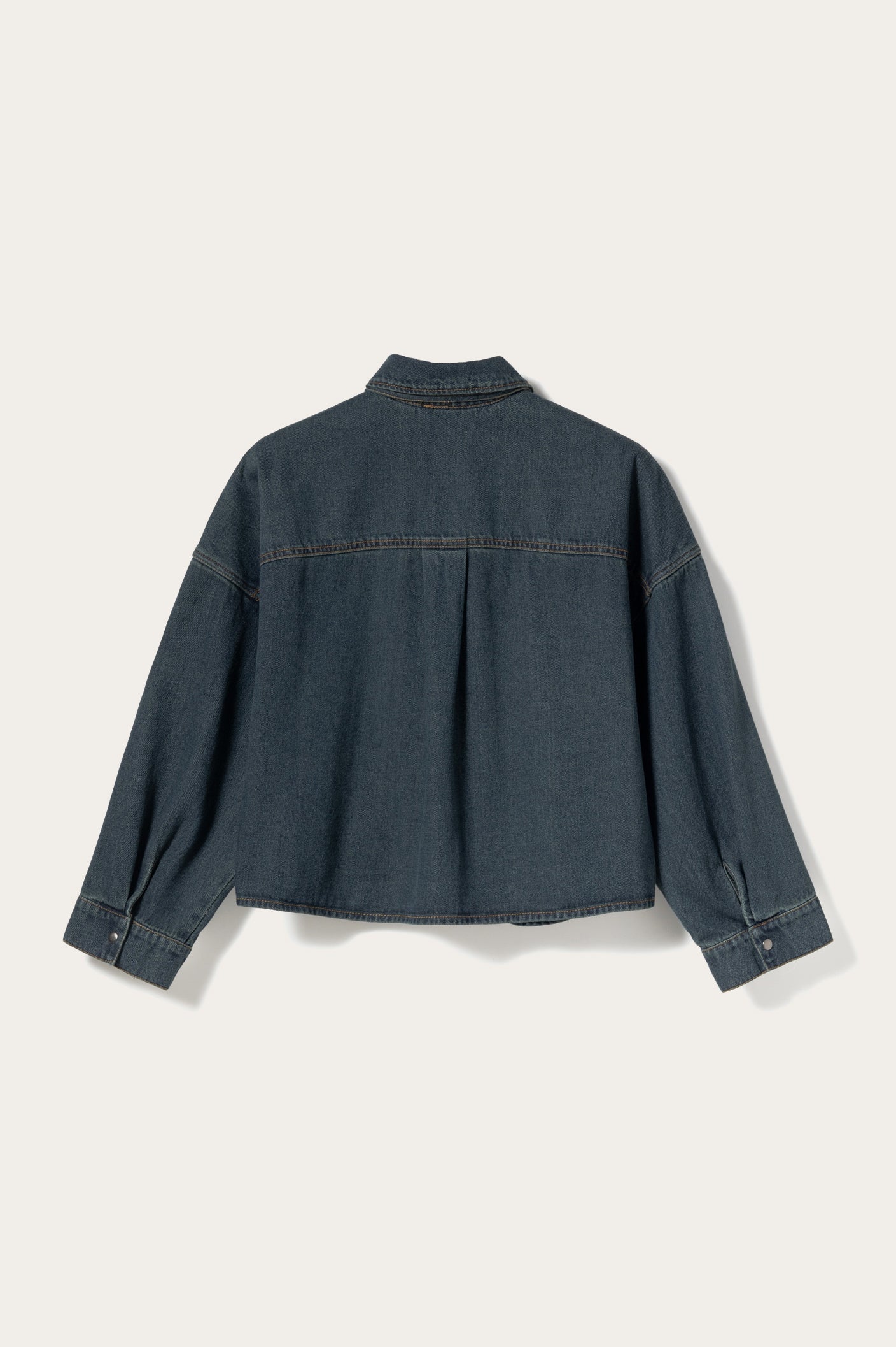 N-Lirinnah Shirt im Used-Look, Vintage Blau