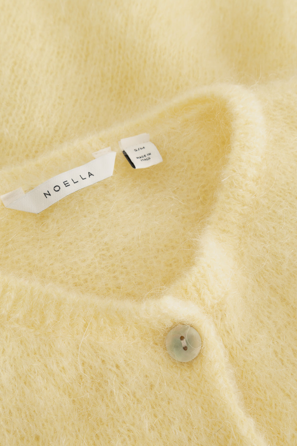 N-Lorell Strickjacke Hellgelb