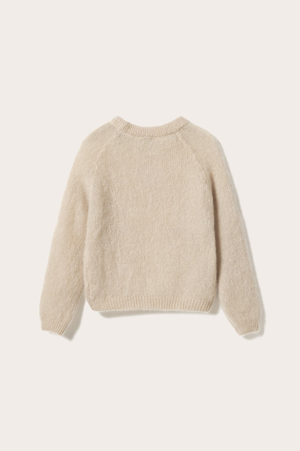 N-Latora Mohair-Strick Beige