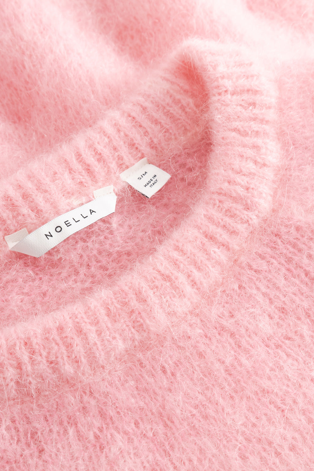 N-Latora Mohair-Strick Babyrosa