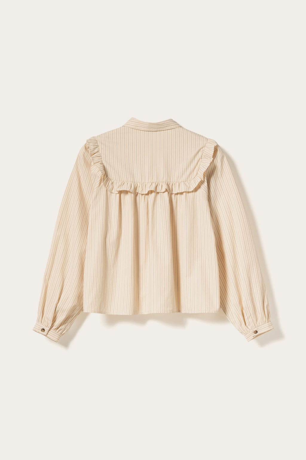 N-Mikayla Bluse Donnie Creme Gestreift