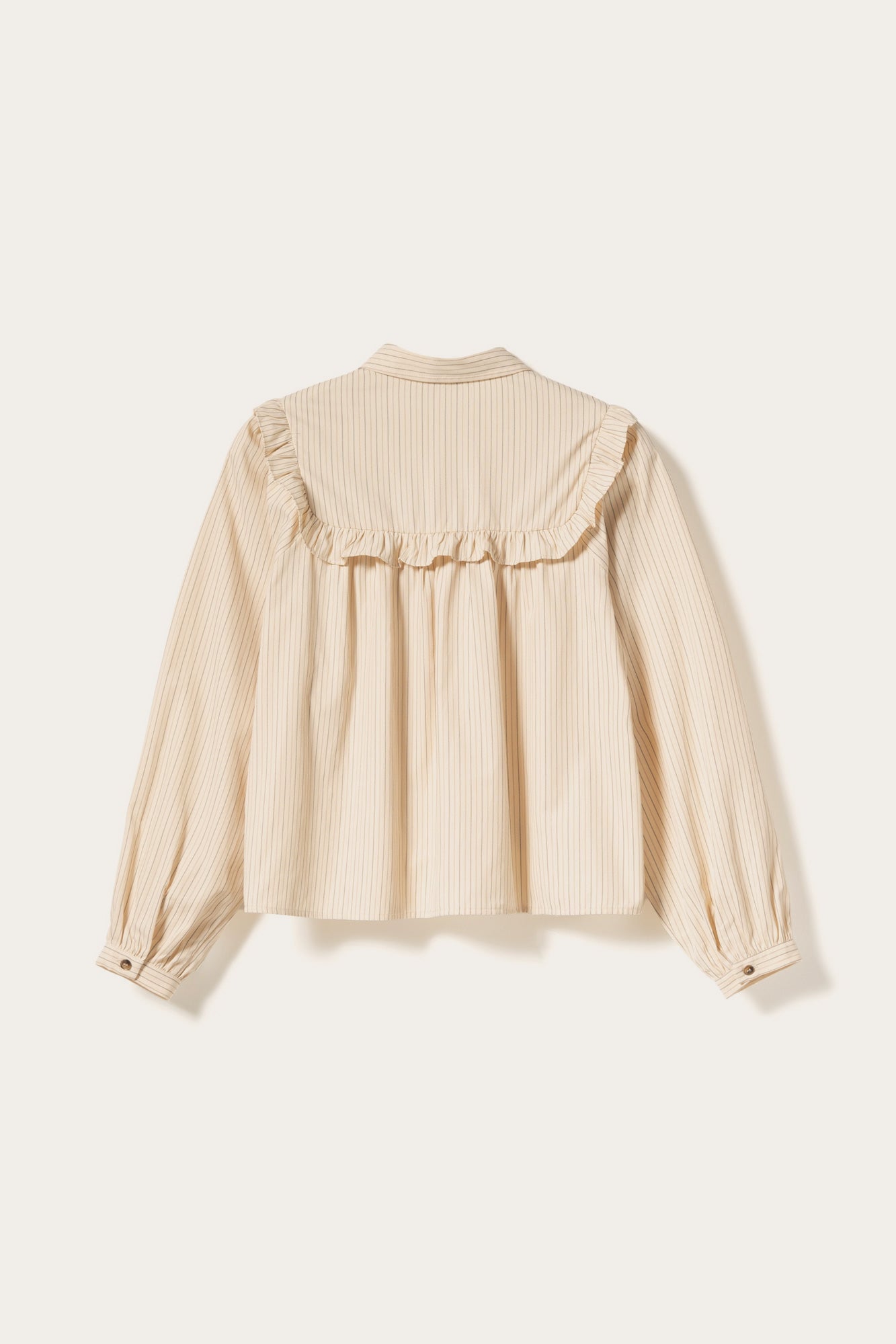 N-Mikayla Bluse Donnie Creme Gestreift