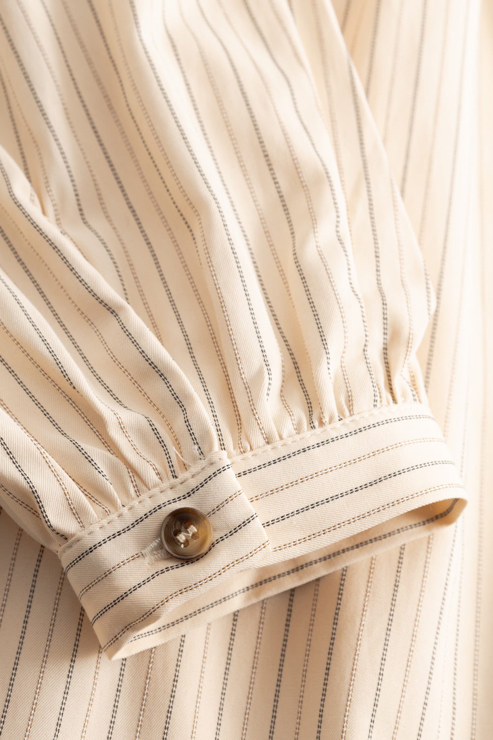 N-Mikayla Bluse Donnie Creme Gestreift