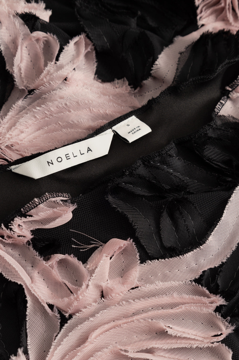 N-Lavinia Kleid Daylah Pink Schwarz