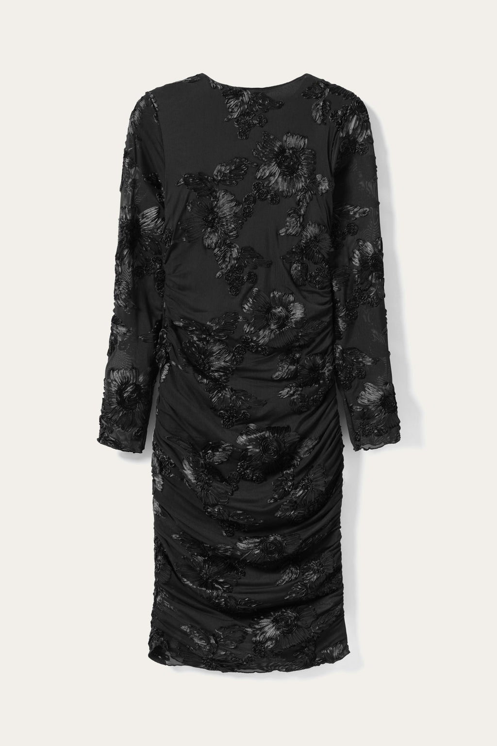 Lavinia Langarmkleid Schwarz