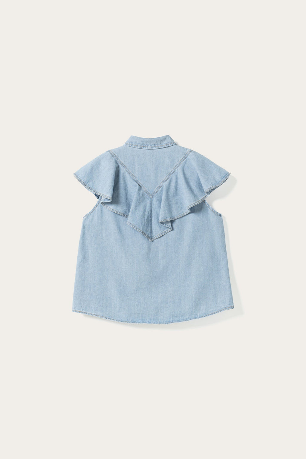 N-Micaela SS Hemd Light Wash