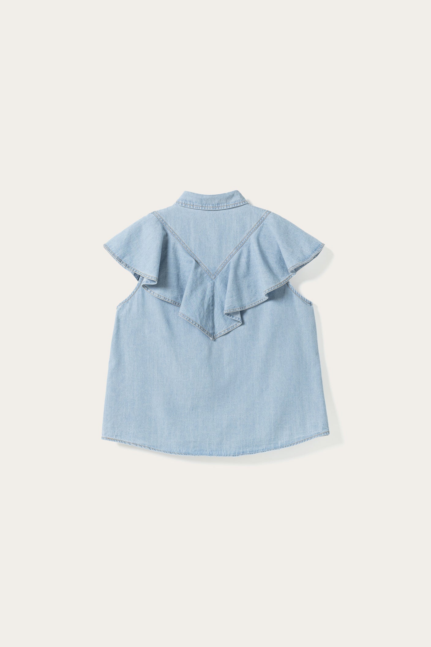 N-Micaela SS Hemd Light Wash