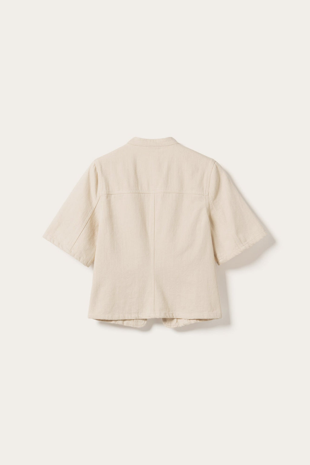 N-Mazie SS Jacke Elfenbein