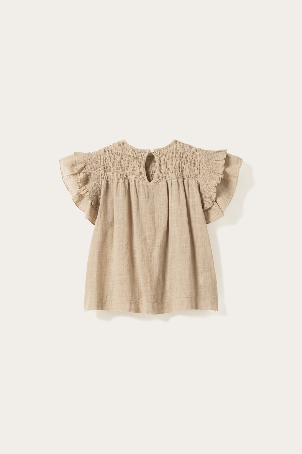 N-Maura Bluse Grau Elfenbein