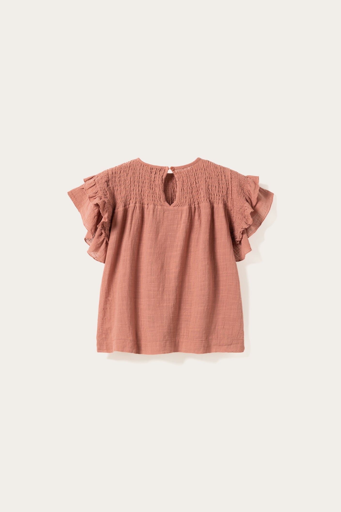 N-Maura Bluse Rot Ton